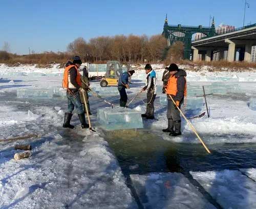 哈爾濱(bīn)冬季采冰 采冰工(gōng)具